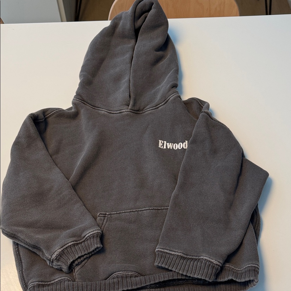 Elwood Kids Charcoal Hoodie